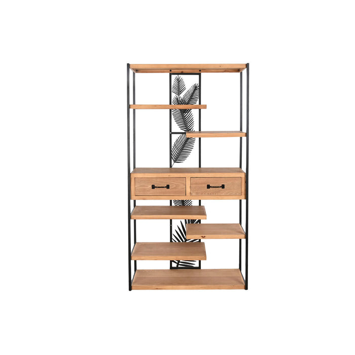 Raft DKD Home Decor Maro Negru Metal Lemn MDF 80 x 33 x 160 cm (1)