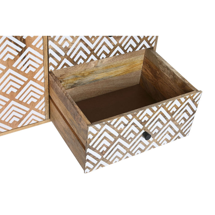Servantă DKD Home Decor Natural Alb Lemn de mango (160 x 40 x 85 cm)