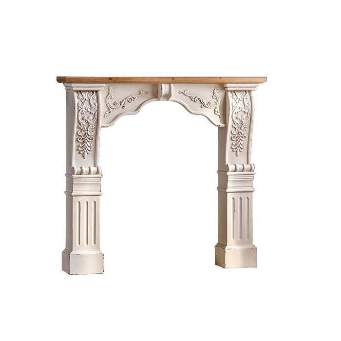 Partea din față a șemineului DKD Home Decor Brad Lemn MDF 120 x 27 x 110,5 cm