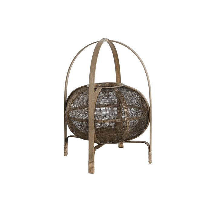 Suport de Lumânări DKD Home Decor Natural Maro Bambus 33 x 33 x 42 cm