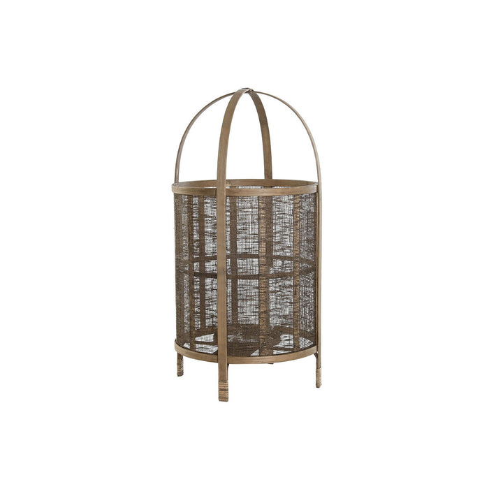 Suport de Lumânări DKD Home Decor Natural Maro 31 x 31 x 60 cm