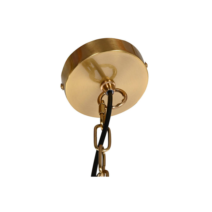 Lustră DKD Home Decor 66 x 66 x 60 cm Geam Auriu* Metal 40 W
