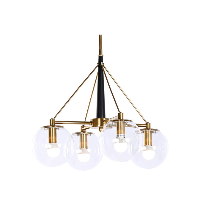 Lustră DKD Home Decor 50 x 50 x 144 cm Geam Auriu* Metal 50 W