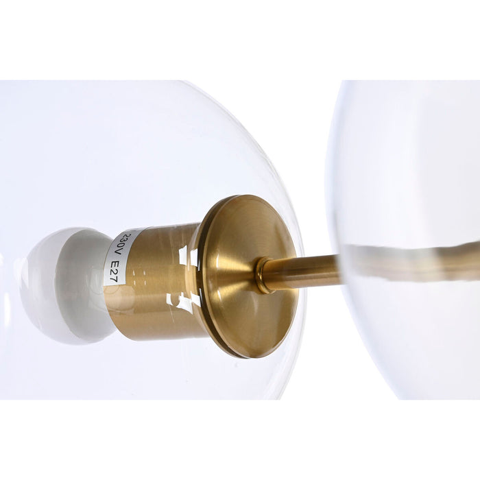 Lustră DKD Home Decor Auriu* Metal Geam 50 W 56 x 56 x 36 cm