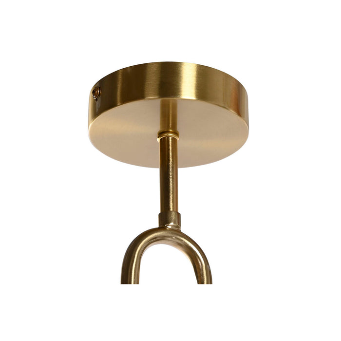Lustră DKD Home Decor Auriu* Metal Geam 50 W 56 x 56 x 36 cm
