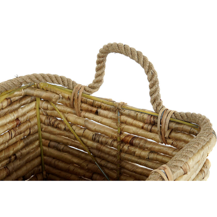 Set de Coșuri DKD Home Decor 45,5 x 45,5 x 51 cm Metal