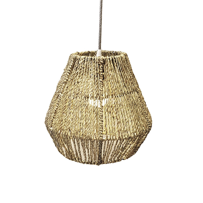 Abajur DKD Home Decor 30 x 30 x 28 cm Natural Iarbă de mare