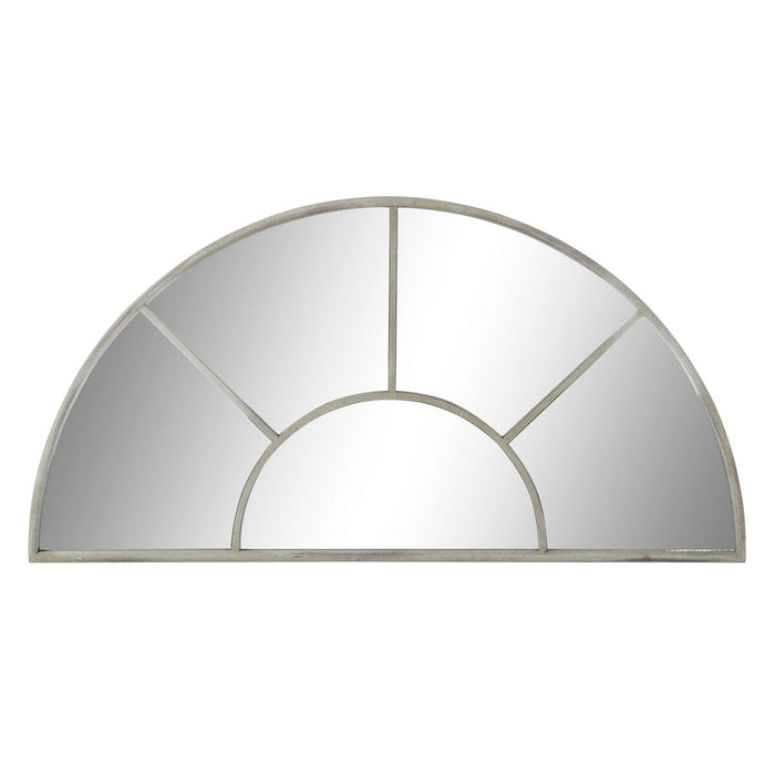 Oglindă de perete DKD Home Decor 122 x 2,5 x 62 cm Gri Metal Alb Vintage Fereastră