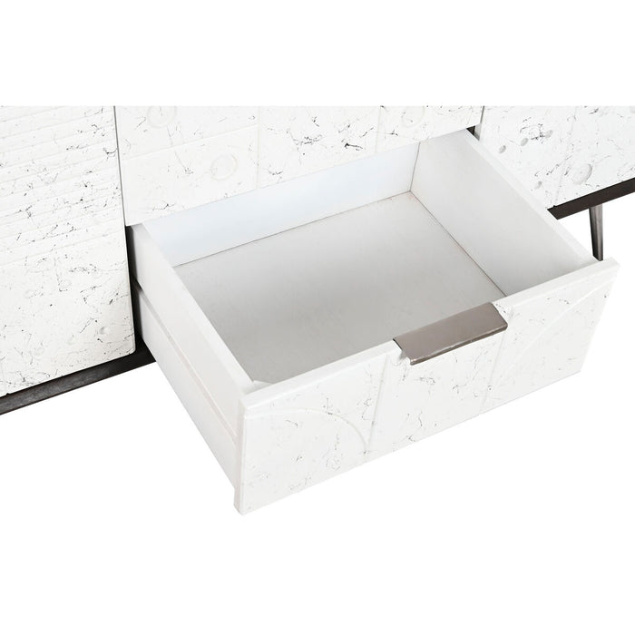 Servantă DKD Home Decor 150 x 43 x 80 cm Alb Maro închis Lemn de mango