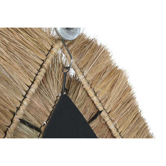 Oglindă de perete DKD Home Decor 62 x 5 x 80 cm Natural Lacrimă Iută