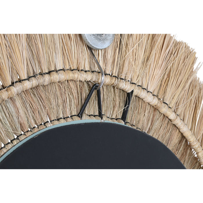 Oglindă de perete DKD Home Decor 70 x 5 x 100 cm Natural Bali Iută