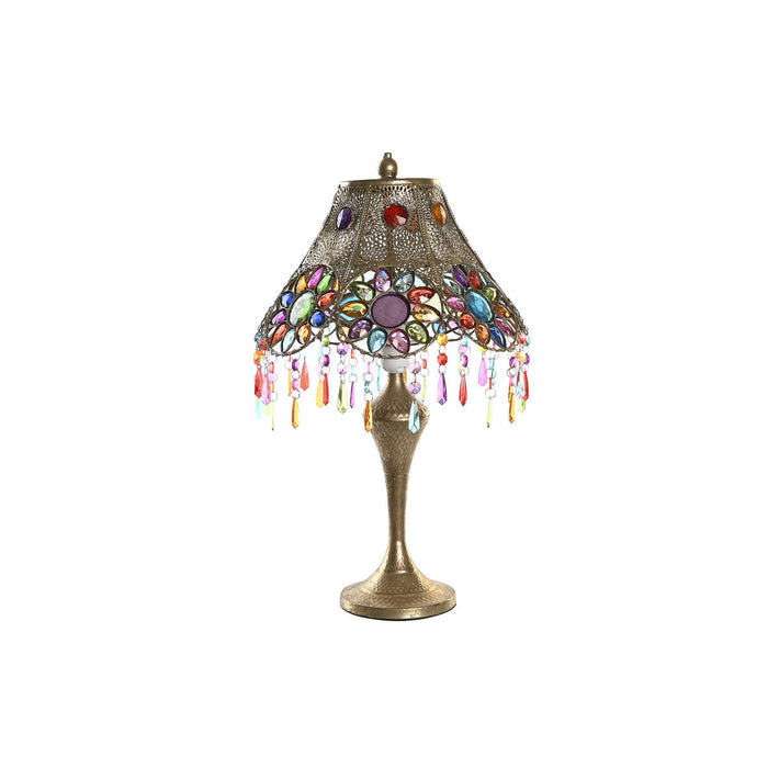 Lampă de masă DKD Home Decor 31 x 31 x 52 cm Auriu* Metal Multicolor 220 V 25 W 50 W