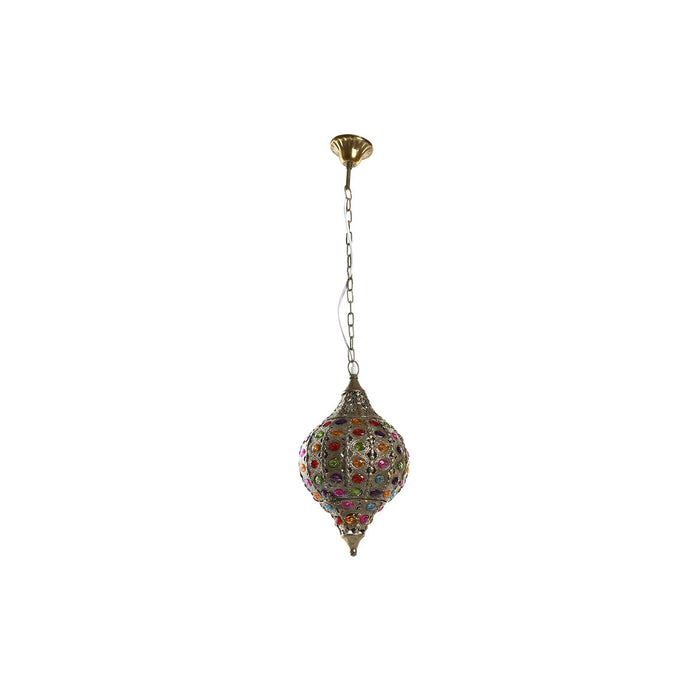 Lustră DKD Home Decor Auriu* Metal Multicolor 40 W 50 W 24 x 24 x 42 cm