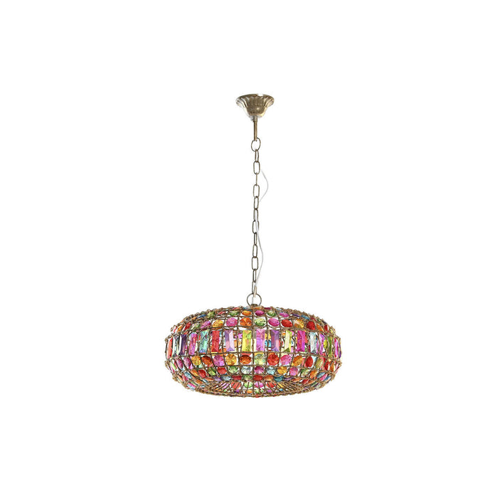 Lustră DKD Home Decor 44 x 44 x 23,5 cm Metal Cupru Multicolor 40 W 50 W