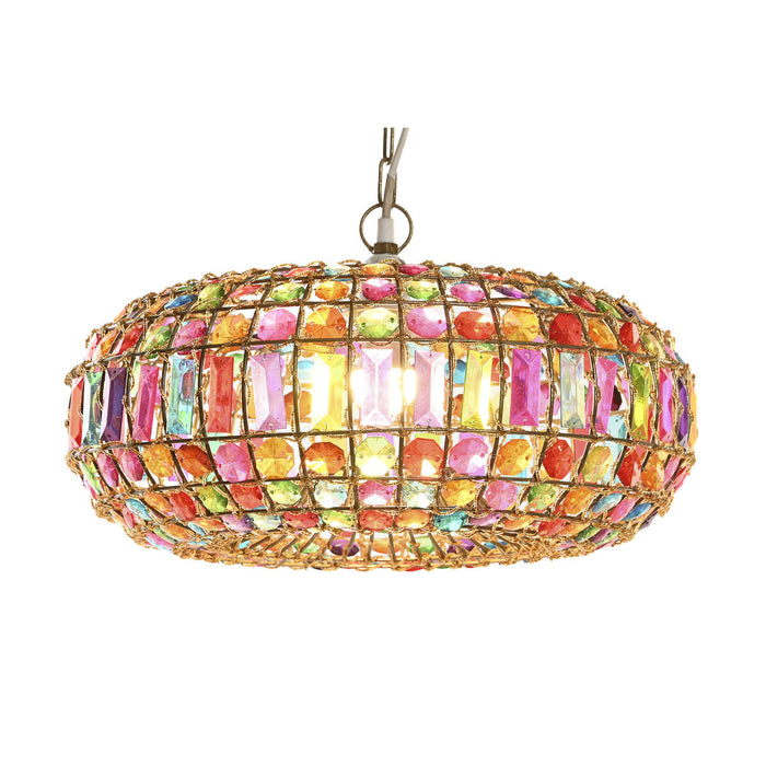 Lustră DKD Home Decor 44 x 44 x 23,5 cm Metal Cupru Multicolor 40 W 50 W