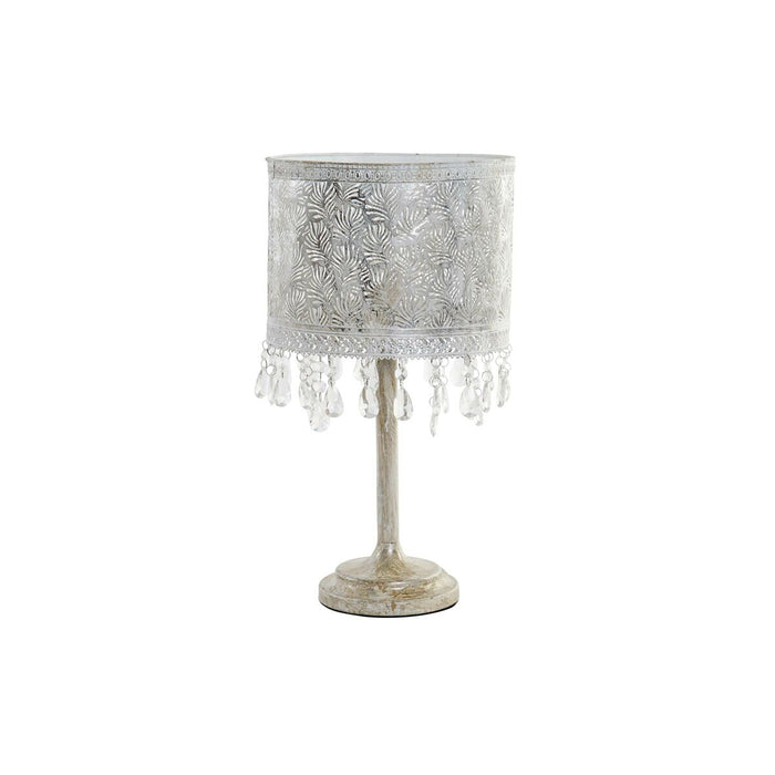 Lampă de masă DKD Home Decor Argintiu Metal