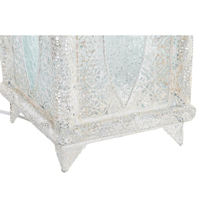 Lampă de masă DKD Home Decor 21,5 x 21,5 x 51 cm Geam Auriu* Metal
