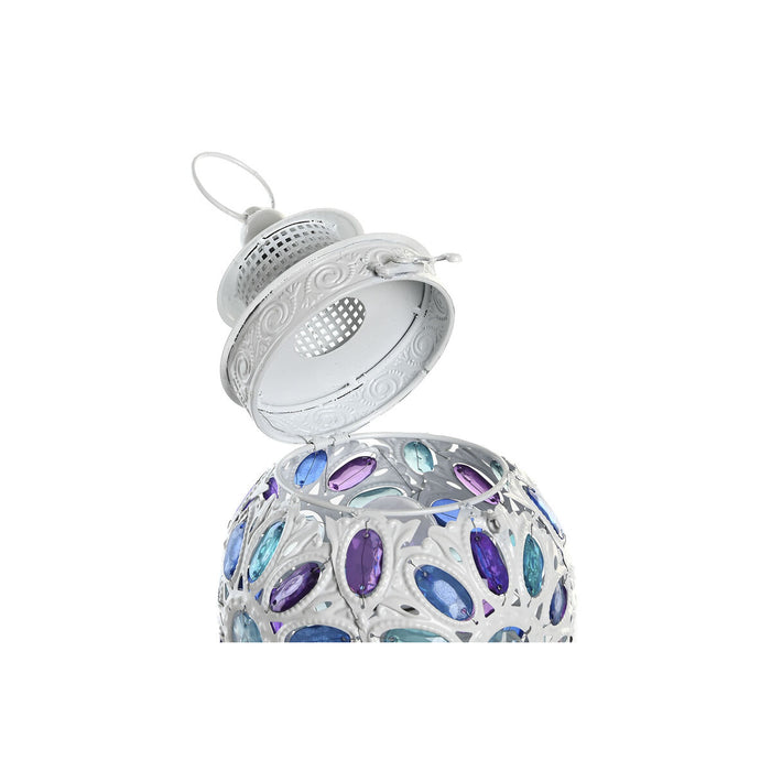 Lampă de masă DKD Home Decor Metal Alb Multicolor 220 V 50 W 19 x 19 x 33 cm