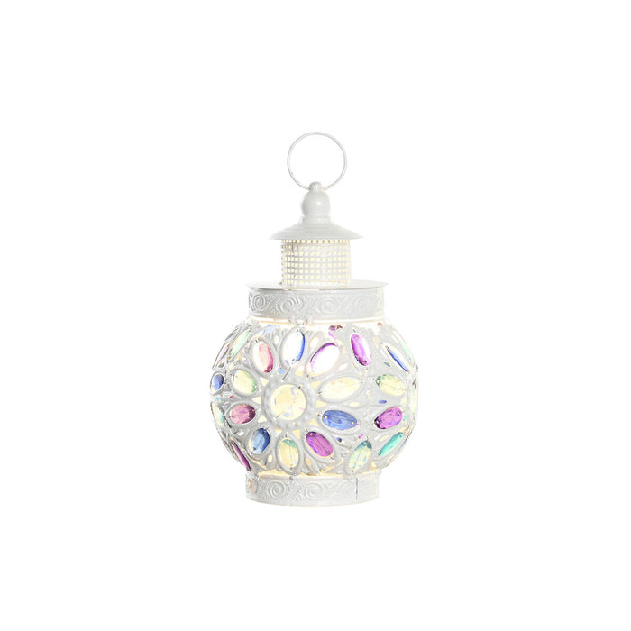 Lampă de masă DKD Home Decor Metal Alb Multicolor 220 V 50 W 19 x 19 x 33 cm