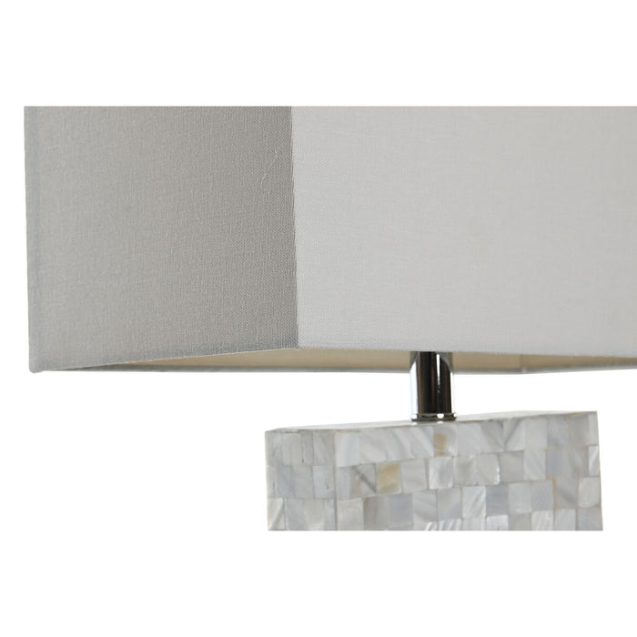 Lampă de masă DKD Home Decor 40 x 23 x 62 cm Gri Alb 220 V Acrilic 60 W