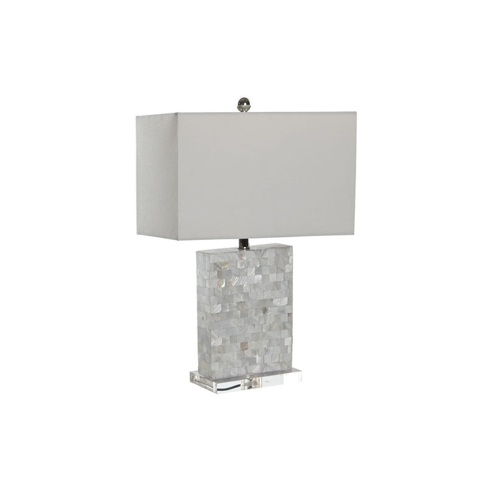 Lampă de masă DKD Home Decor 40 x 23 x 62 cm Gri Alb 220 V Acrilic 60 W