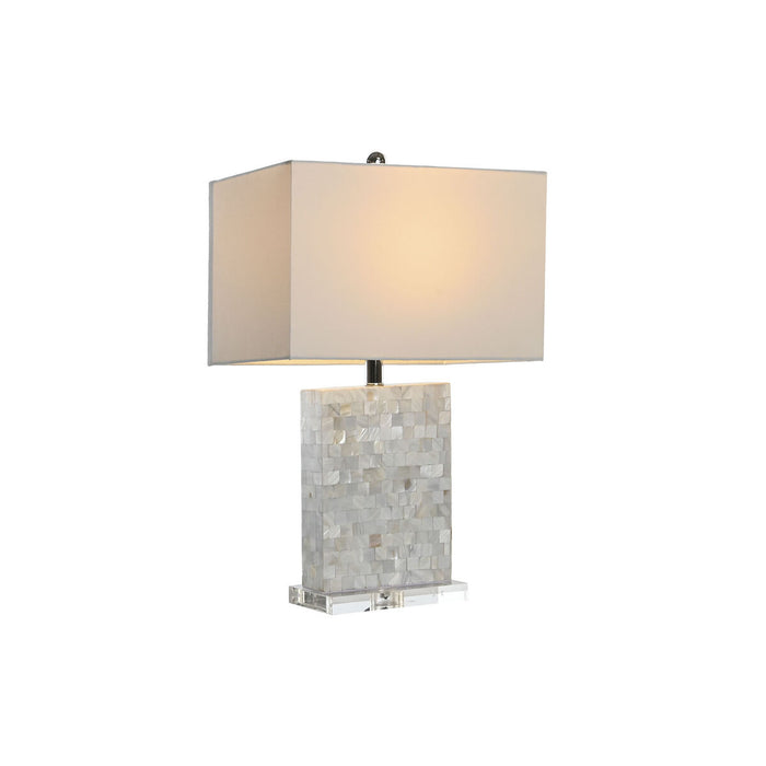 Lampă de masă DKD Home Decor 40 x 23 x 62 cm Gri Alb 220 V Acrilic 60 W