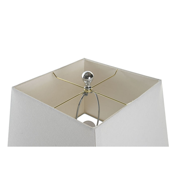 Lampă de masă DKD Home Decor Geam Gri Alb 220 V 36 x 36 x 70 cm 60 W