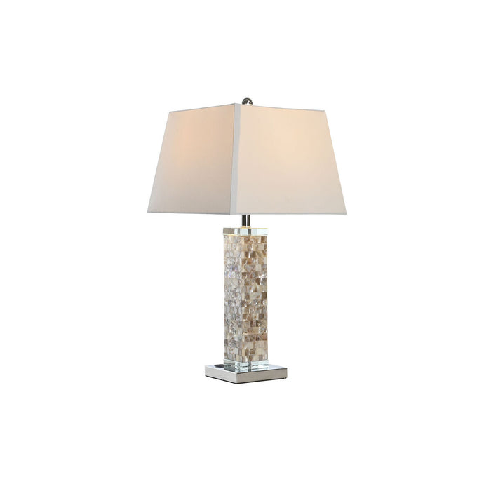 Lampă de masă DKD Home Decor Geam Gri Alb 220 V 36 x 36 x 70 cm 60 W