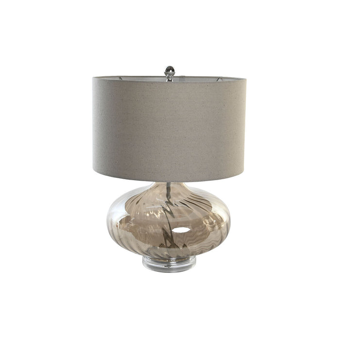 Lampă de masă DKD Home Decor Bej Transparent Șampanie Metal Geam 60 W 220 V 43 x 43 x 57 cm