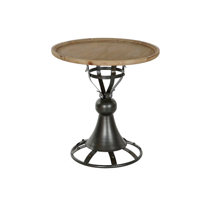 Masa laterală DKD Home Decor Brad Negru Metal 60 x 60 x 63,5 cm