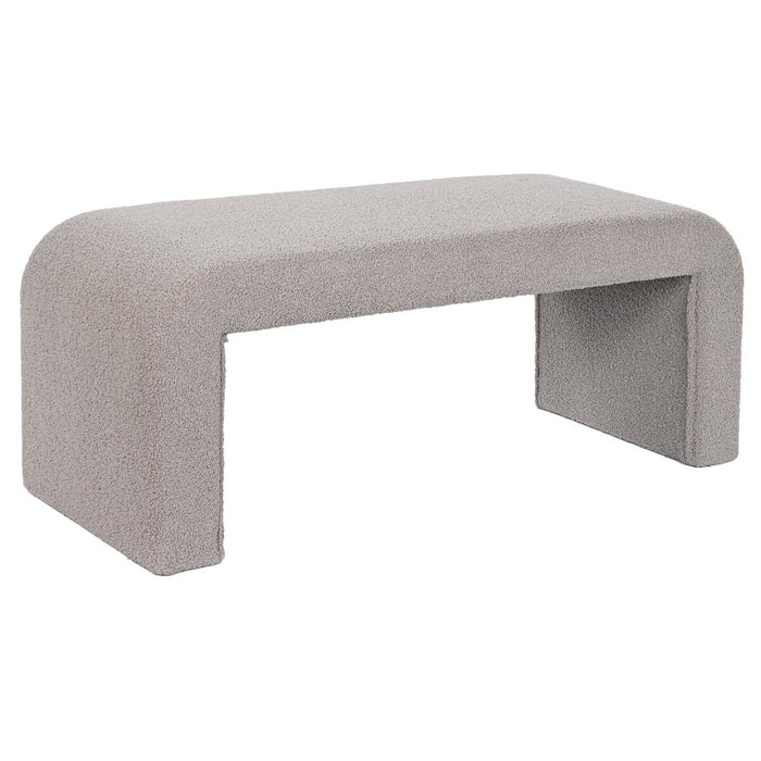 Banchetă DKD Home Decor Gri Poliester 112 x 42 x 46 cm
