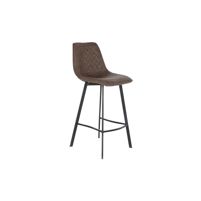 Taburet DKD Home Decor Negru Cămilă Metal 56 x 49 x 110 cm