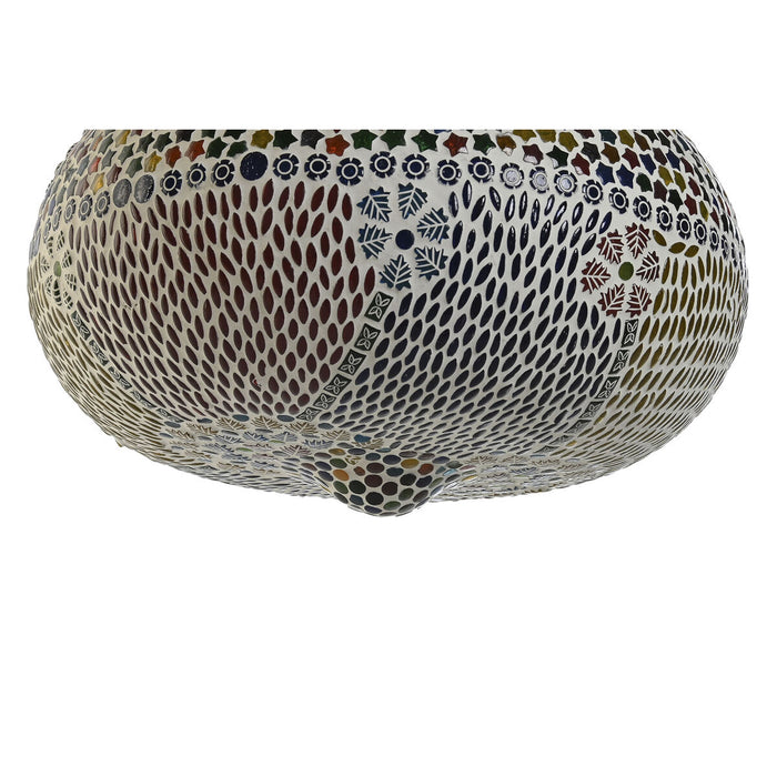 Lustră DKD Home Decor 32 x 32 x 26 cm Geam Multicolor 25 W (2 Unități)