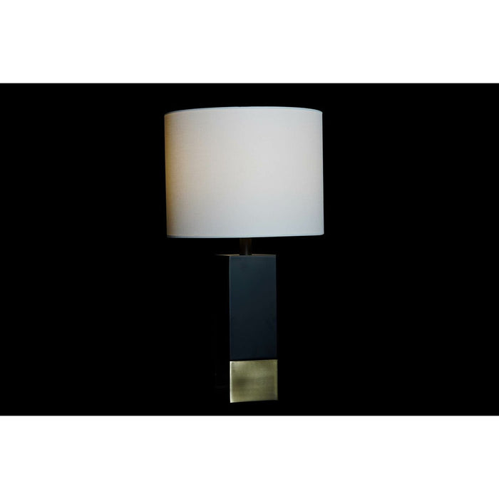 Lampă de masă DKD Home Decor Alb Negru Auriu* Metal 50 W 220 V 36 x 36 x 60 cm