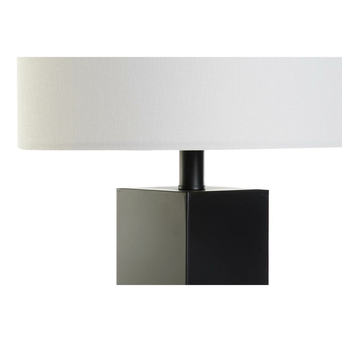 Lampă de masă DKD Home Decor Alb Negru Auriu* Metal 50 W 220 V 36 x 36 x 60 cm