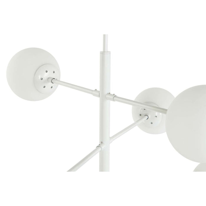 Lustră DKD Home Decor 96 x 73 x 50 cm Geam Metal Alb 50 W