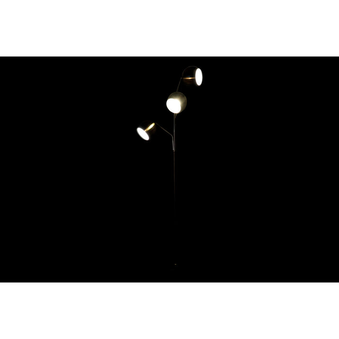 Lampă cu Picior DKD Home Decor 35 x 25 x 167 cm Geam Metal Alb 220 V 50 W