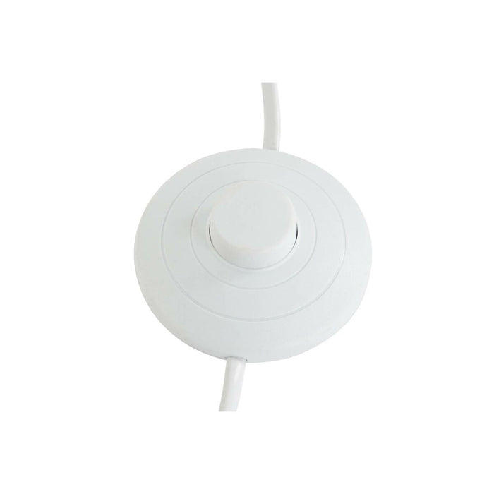 Lampă cu Picior DKD Home Decor 35 x 25 x 167 cm Geam Metal Alb 220 V 50 W