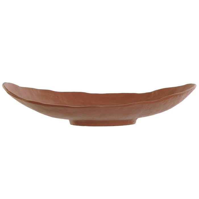 Decorațiune pentru Centrul Mesei DKD Home Decor Bej Teracotă Urban 47 x 28 x 11 cm (2 Unități)