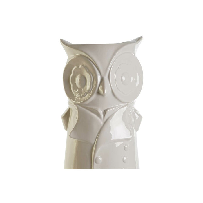 Suport pentru umbrele DKD Home Decor Alb Dolomite Bufniță Modern 22 x 22 x 52 cm