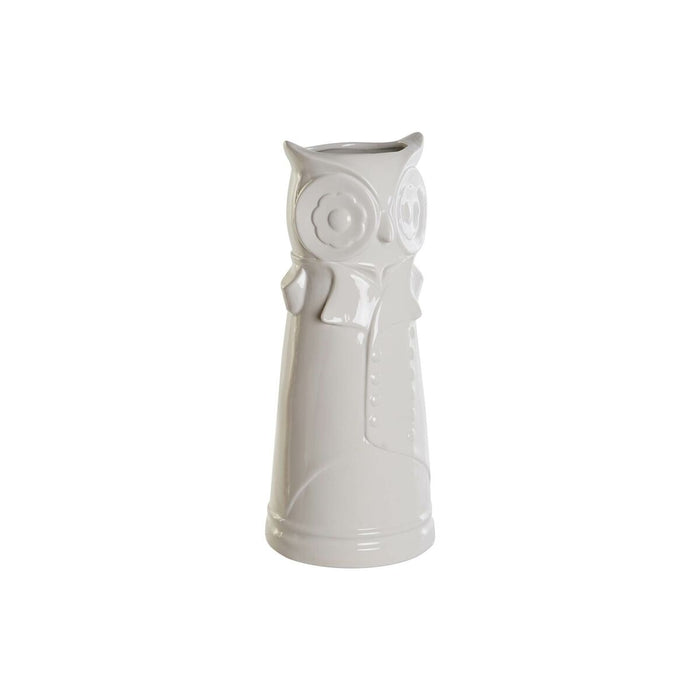 Suport pentru umbrele DKD Home Decor Alb Dolomite Bufniță Modern 22 x 22 x 52 cm