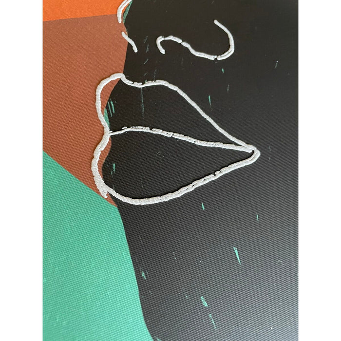 Tablou DKD Home Decor 84 x 4,5 x 123 cm Femeie Colonial (2 Unități)