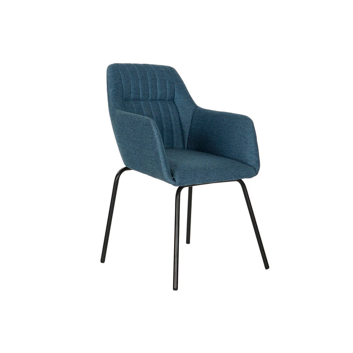 Scaun DKD Home Decor Albastru Negru 59,5 x 60,5 x 78 cm