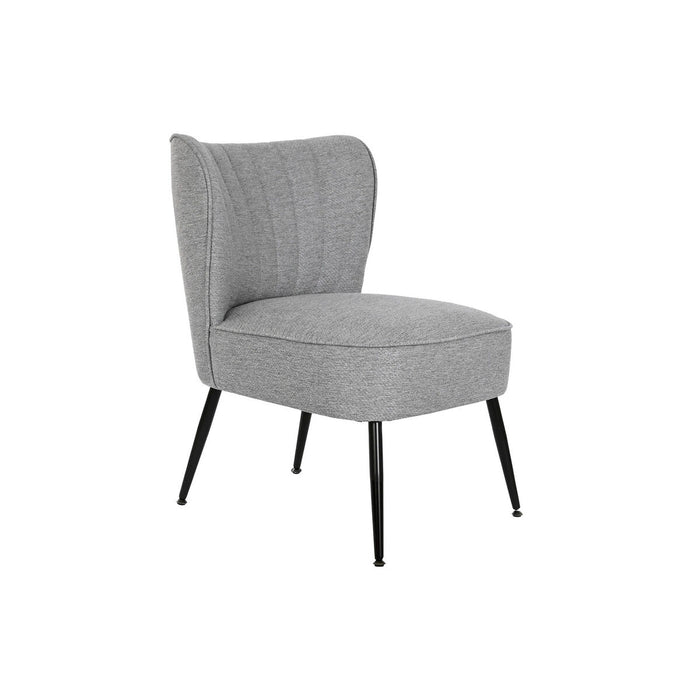 Fotoliu DKD Home Decor Gri Metal 55 x 64 x 72,5 cm