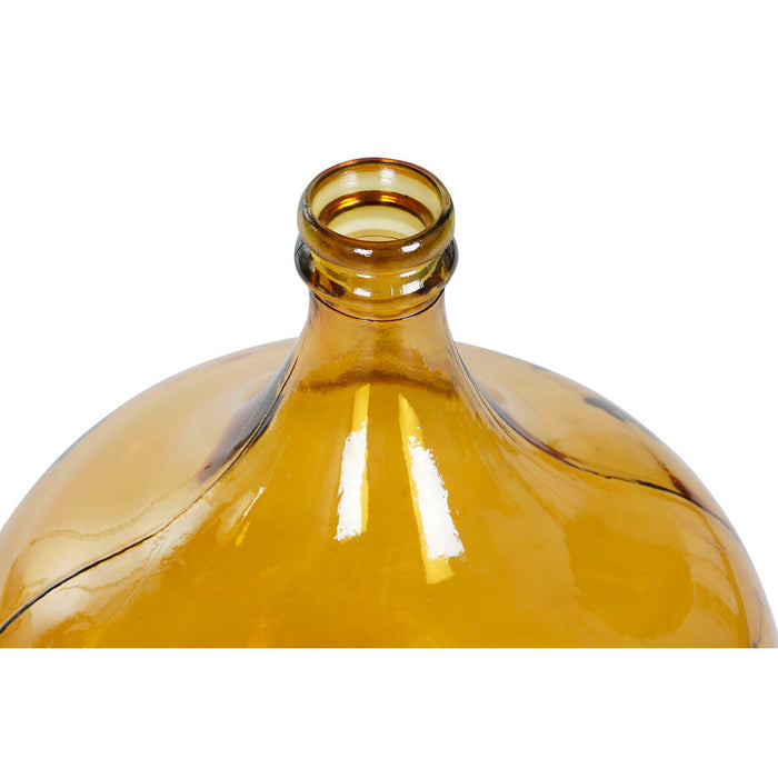 Vază DKD Home Decor Portocaliu Sticlă Temperată 36 x 36 x 56 cm