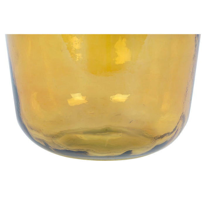 Vază DKD Home Decor Portocaliu Sticlă Temperată 36 x 36 x 56 cm