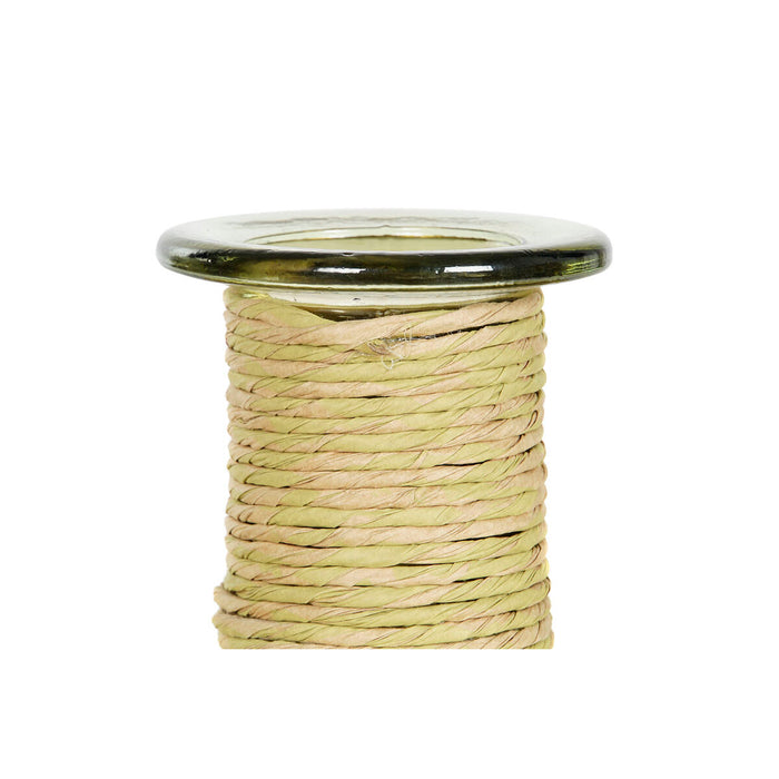 Vază DKD Home Decor Chihlimbar Въже Sticlă Temperată 35 x 35 x 45 cm