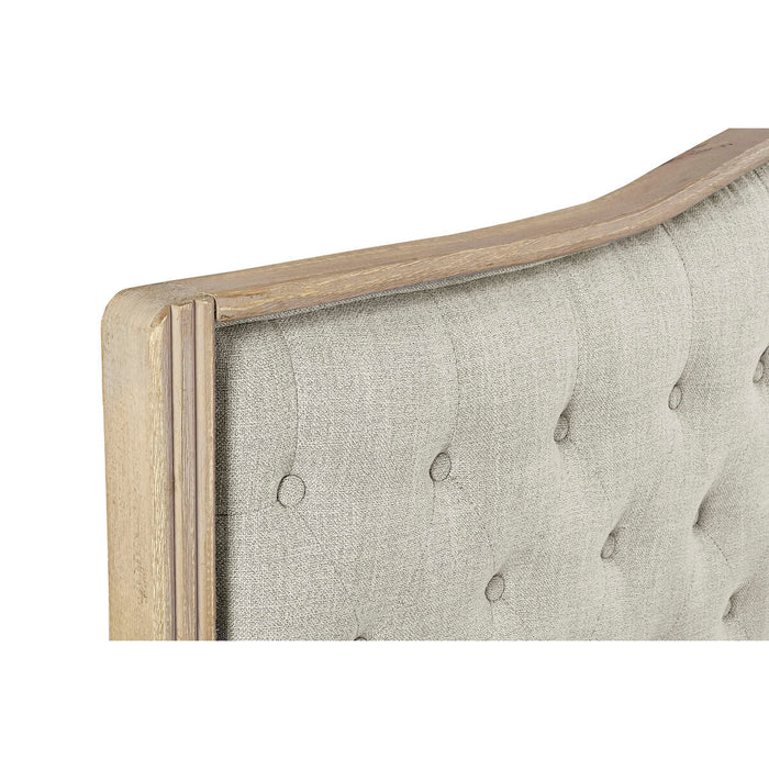 Tăblie de Pat DKD Home Decor Bej Lemn de cauciuc 160 x 10 x 133 cm