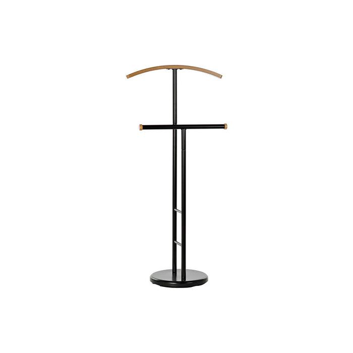 Suport pentru Haine DKD Home Decor Negru Natural Lemn Metal 46 x 28 x 105 cm