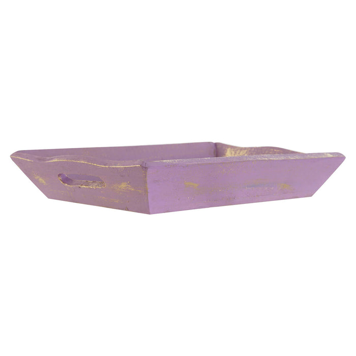 Suporturi pentru depozitarea articolelor din buzunare DKD Home Decor Metal Lemn de mango Indian 24 x 15 x 4 cm (6 Unități)